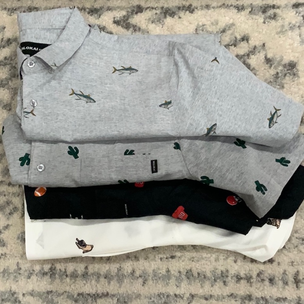 Men’s Molokai Shirts Bundle Size Large